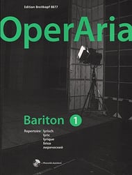 OperAria Baritone, Vol. 1: Lyric Vocal Solo & Collections sheet music cover Thumbnail